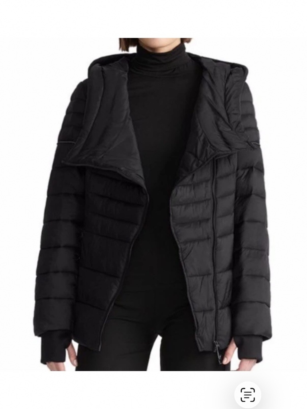 TUMI Women’s Quilted Midweight Puffer Coat Black Size XL - NWT